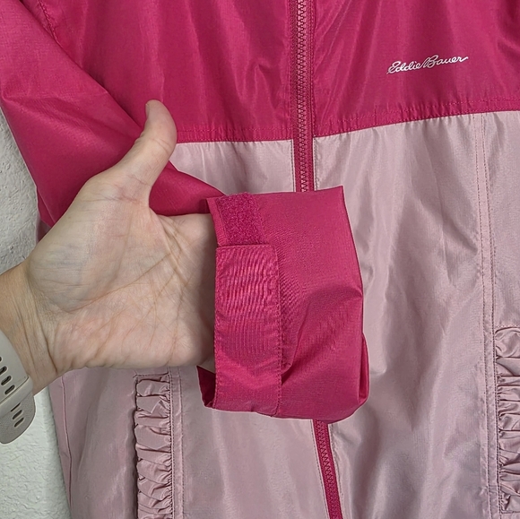 Eddie Bauer girl's lightweight jacket, Pink, Size M 10-12 - Picture 3 of 15
